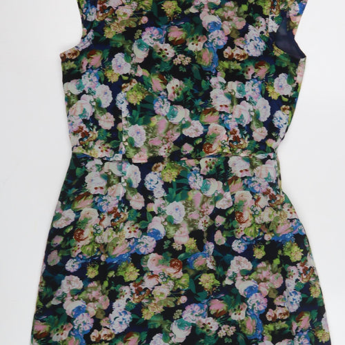 Louche Women's Multicoloured Floral Dress Size 10