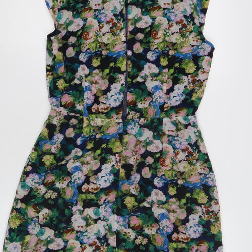 Louche Women's Multicoloured Floral Dress Size 10