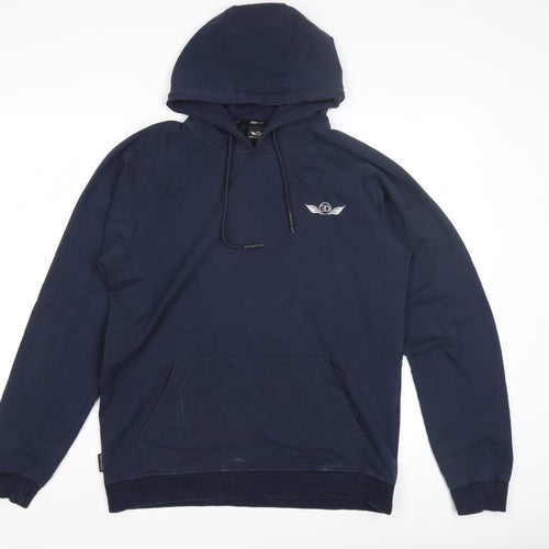 Body Definition Men's Blue Pullover Hoodie - Size L