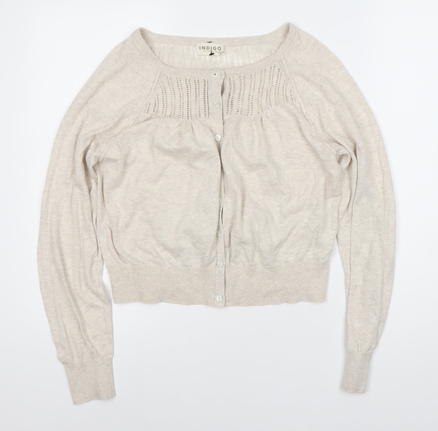 Marks and Spencer Women's Beige Cardigan Size 12