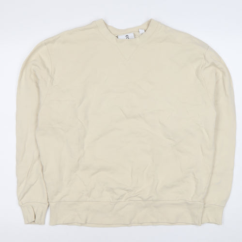 Collusion Men's Beige Pullover Sweatshirt M