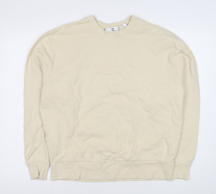 Collusion Men's Beige Pullover Sweatshirt M