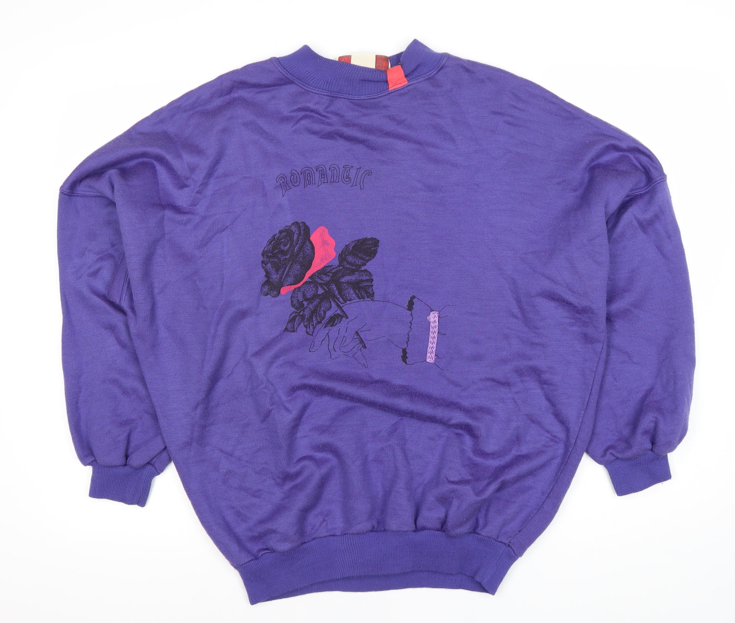 Green Mountain Men's Purple Pullover Sweatshirt, Embroidered