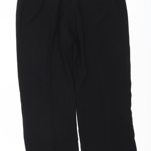 Zara Women's Black XL Straight Leg Trousers