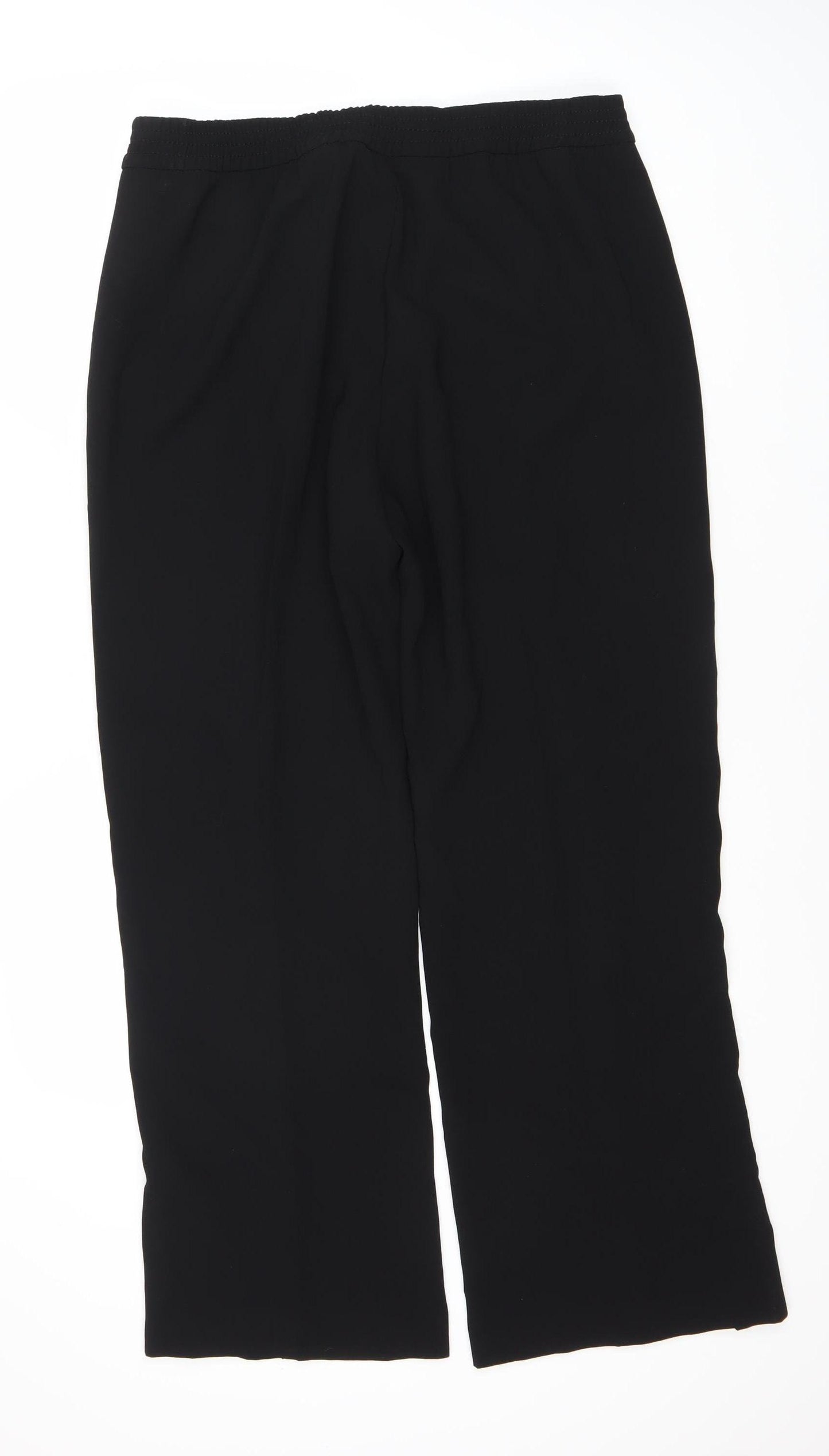Zara Women's Black XL Straight Leg Trousers