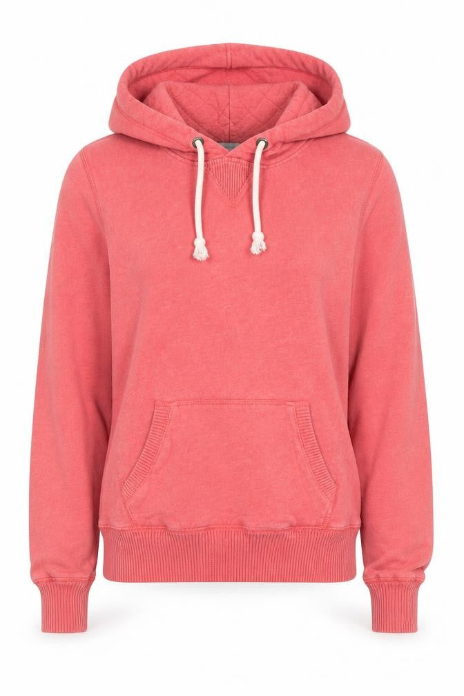 Front view of Jack Wills Women's Pink Pullover Hoodie, size 10