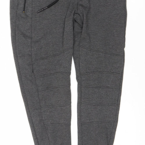 Zara Men's Grey Jogger Trousers, Size M, Gym Ready