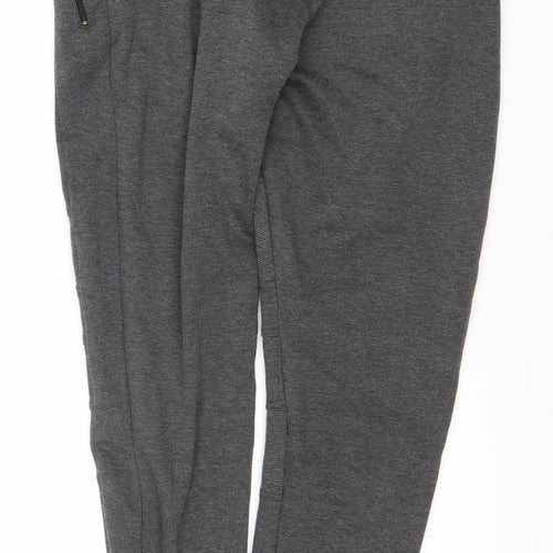 Zara Men's Grey Jogger Trousers, Size M, Gym Ready