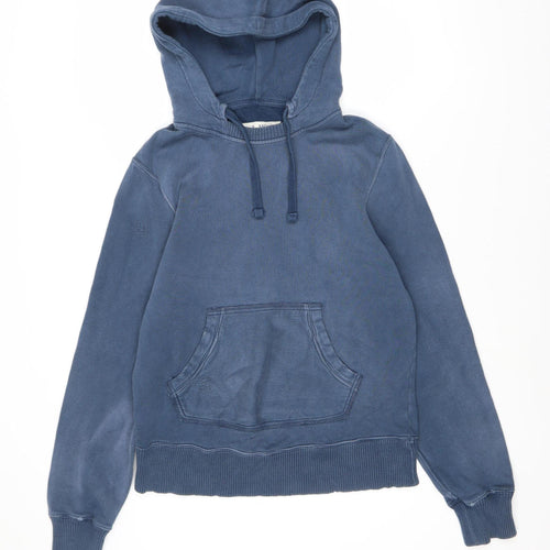 Jack Wills Women's Blue Pullover Hoodie Size 12