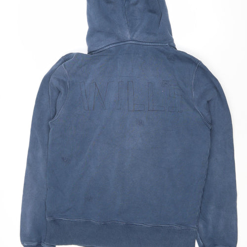 Jack Wills Women's Blue Pullover Hoodie Size 12