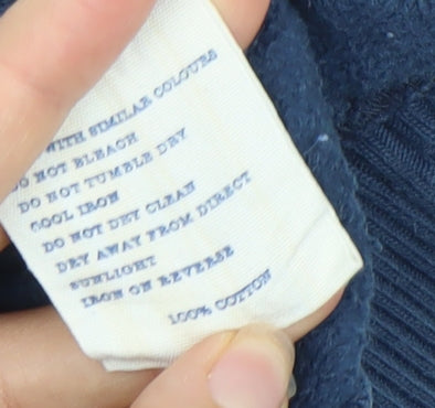 Jack Wills Women's Blue Pullover Hoodie Size 12