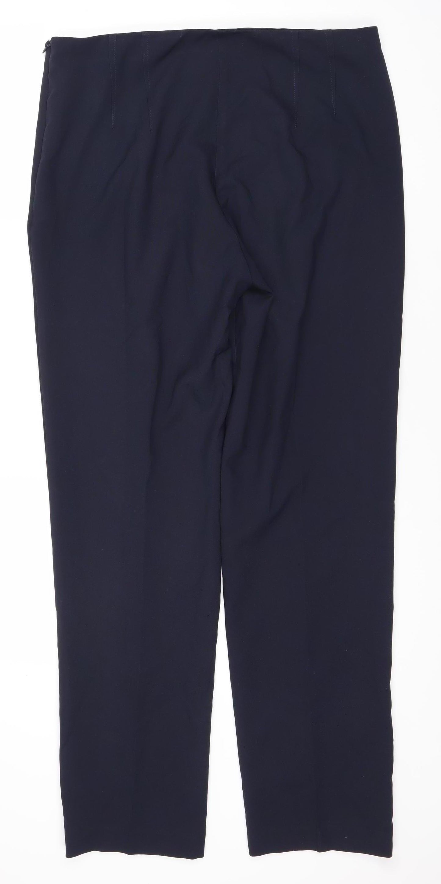 Marks and Spencer Women's Blue Trousers, Size 14