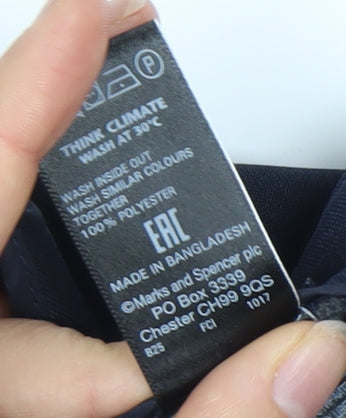 Marks and Spencer Women's Blue Trousers, Size 14