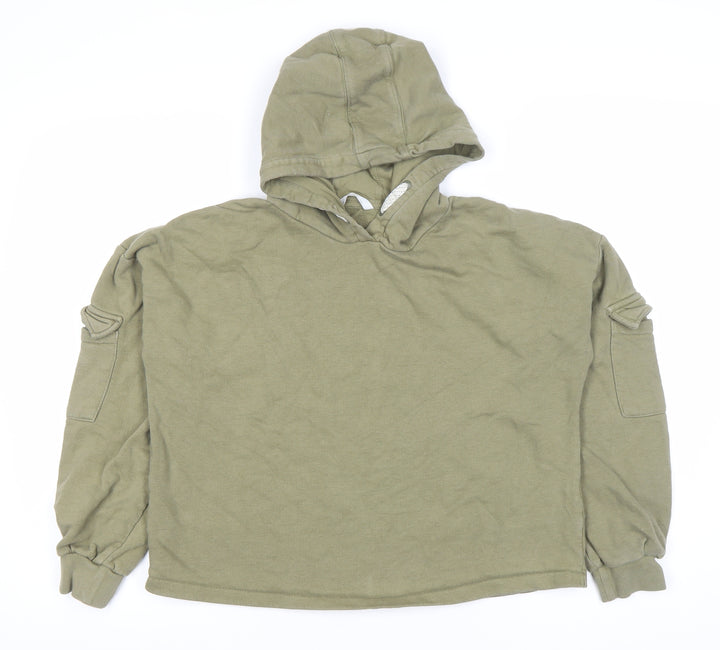Marks and Spencer Girls Green Pullover Hoodie 13-14 Years