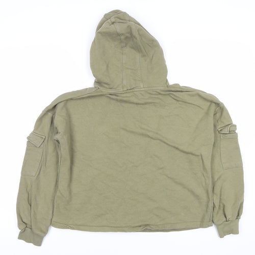 Marks and Spencer Girls Green Pullover Hoodie 13-14 Years