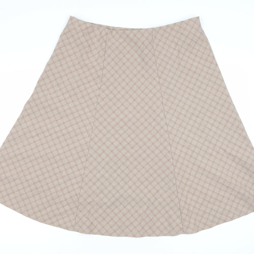 Honor Millburn Women's Beige A-Line Skirt, Size 20