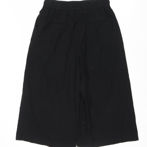 Zara Women's Black Trousers, Size S, Elastic Waist