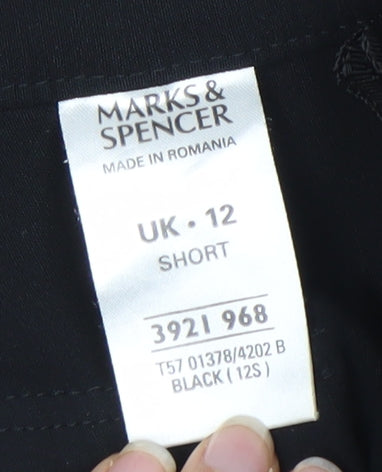 Marks and Spencer Women's Black Trousers Size 12