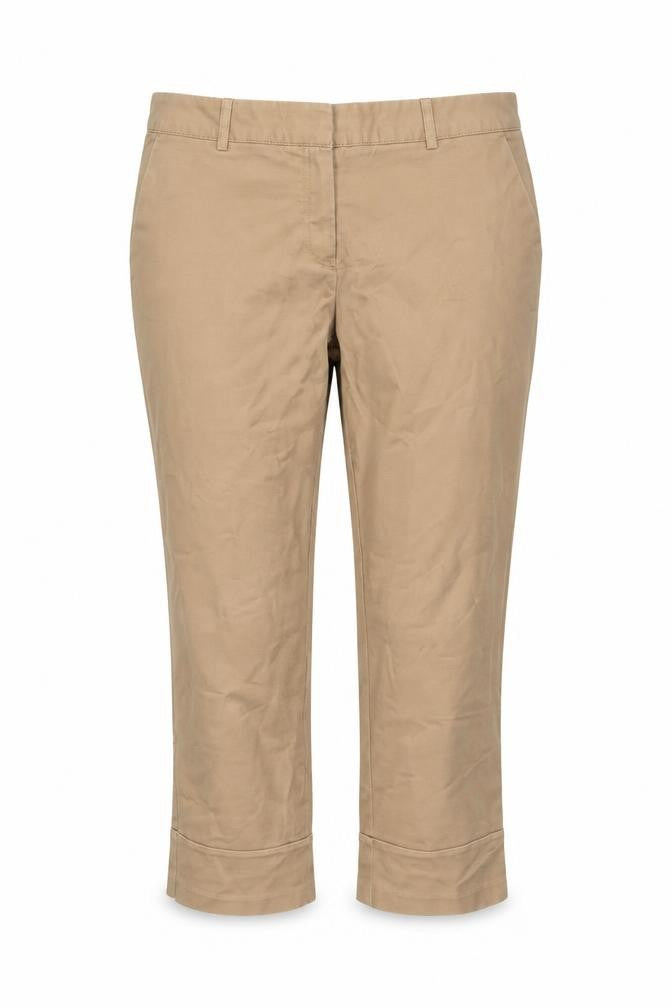 Front view of Next Women's Brown Straight Trousers, size 12