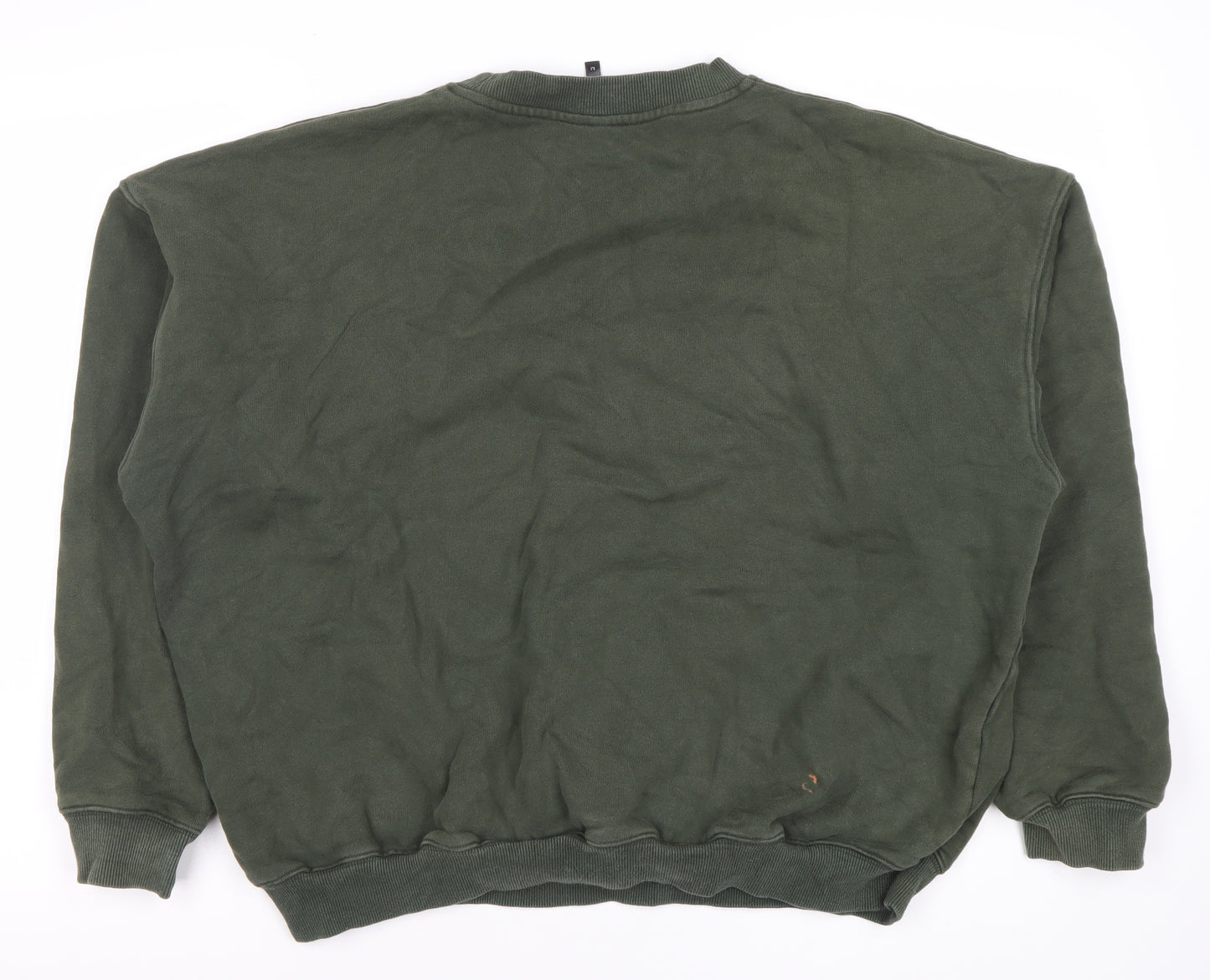 Adanola Green Pullover Sweatshirt M Unisex Logo