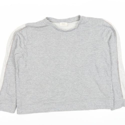 Trash Women's Grey Pullover Sweatshirt Medium
