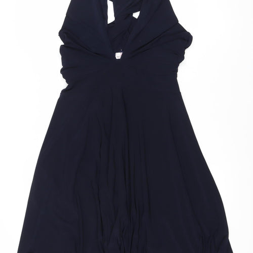 WANT THAT TREND Blue Sleeveless Dress, Size 12