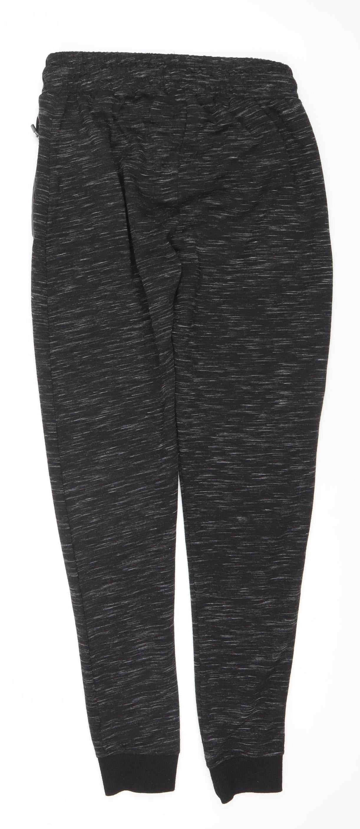 Brave Soul Men's Black Jogger Trousers L