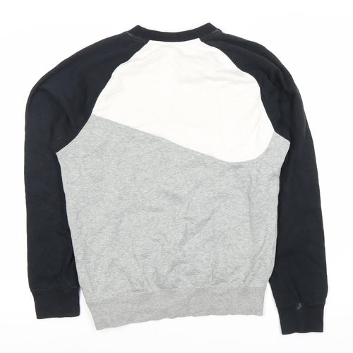 Nike Men's XS Sweatshirt Black Grey White Pullover