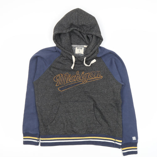 Tailgate Men's Grey College Logo Hoodie - Size L