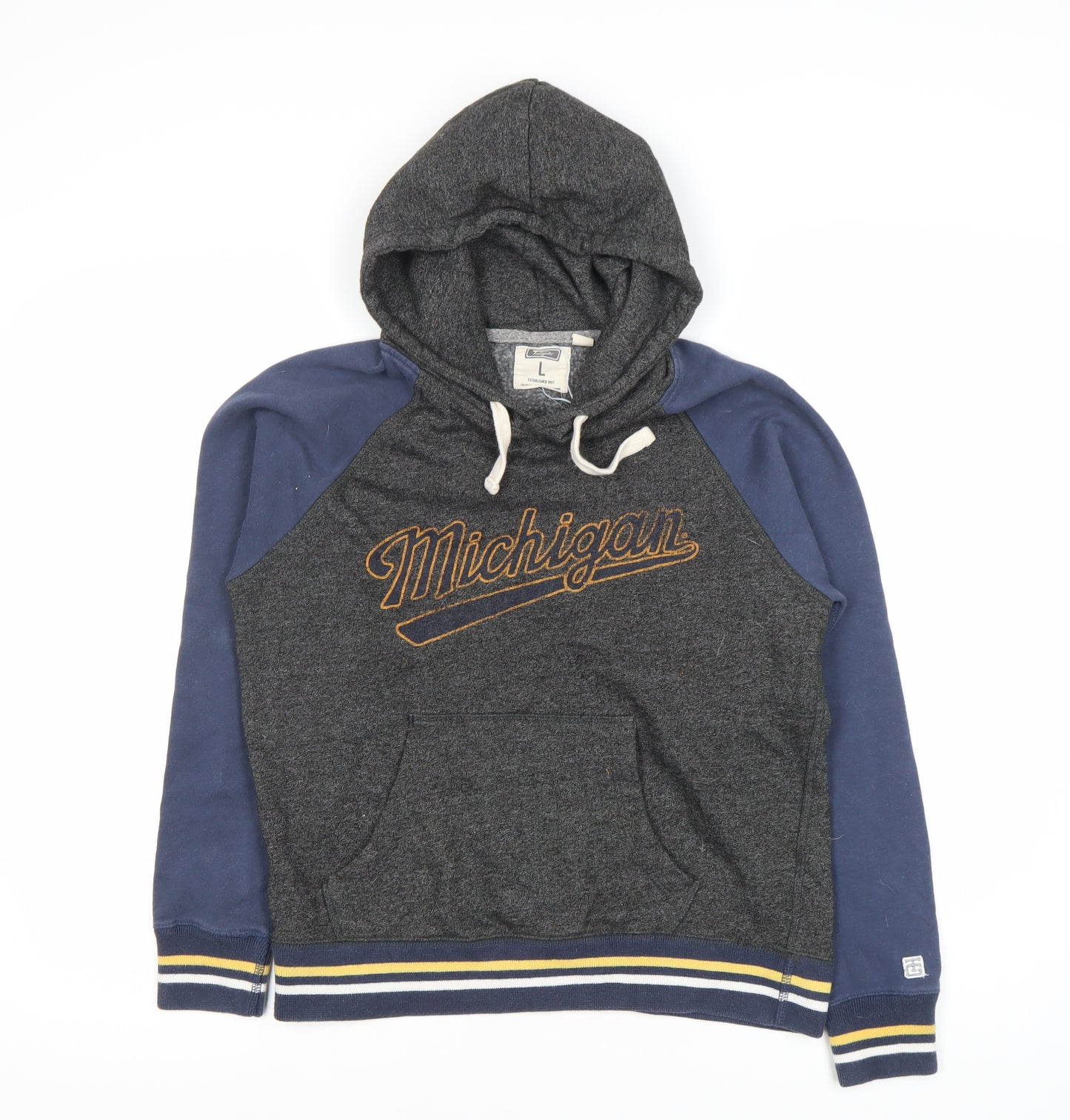 Tailgate Men's Grey College Logo Hoodie - Size L