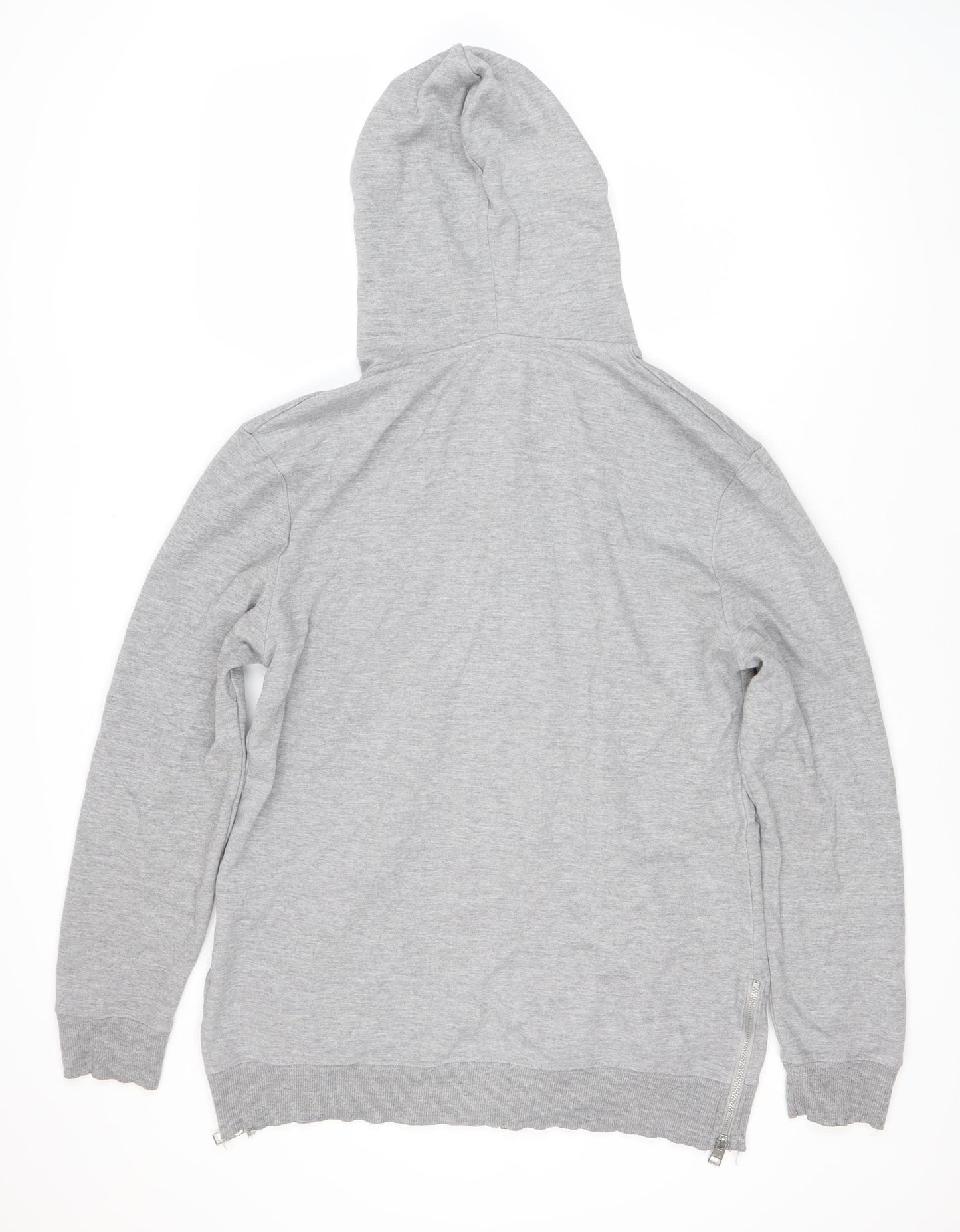 Soviet Men’s Grey Full Zip Hoodie, Size M