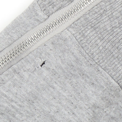 Soviet Men’s Grey Full Zip Hoodie, Size M