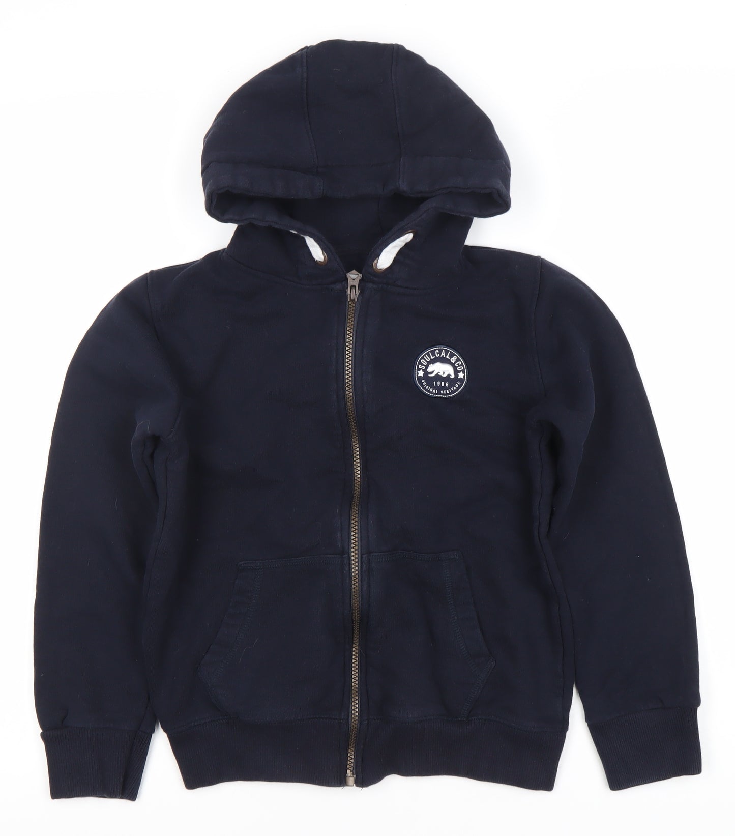 SoulCal & Co Boys Blue Full Zip Hoodie 11-12 Years