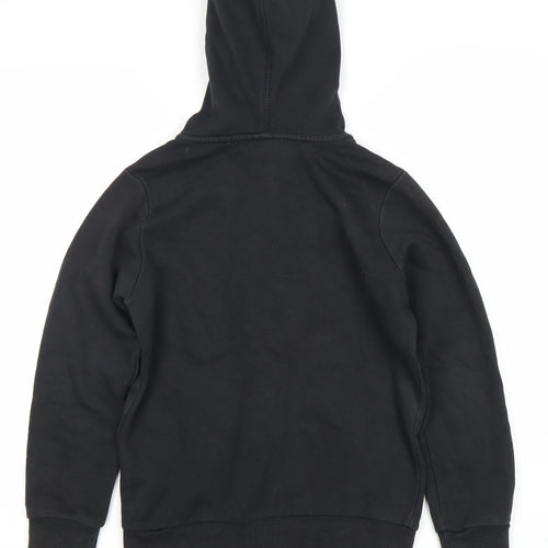 Umbro Boys Black Full Zip Hoodie Size 11 Sports Casual