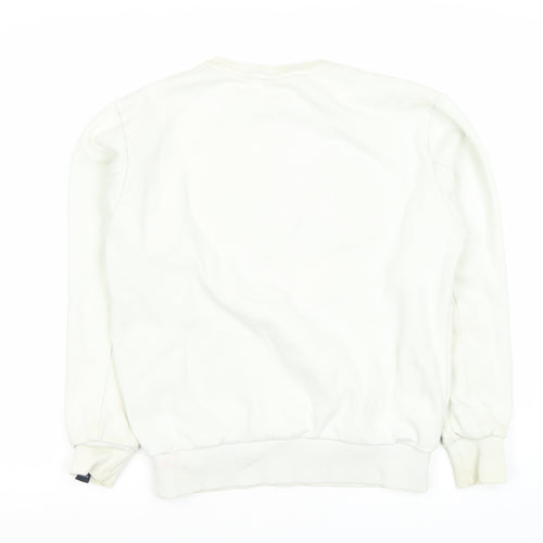 Ellesse Women's White Medium Pullover Sweatshirt
