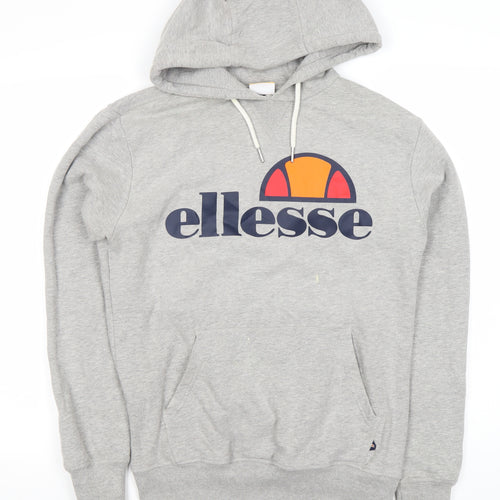 Ellesse Grey Pullover Hoodie, Unisex Adult Size 8 Casual