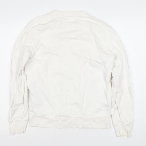Levi's Men's White Pullover Sweatshirt S, Classic Logo