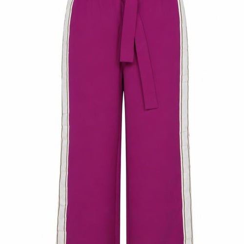 SLNGR Women's Purple Paperbag Trousers Size L
