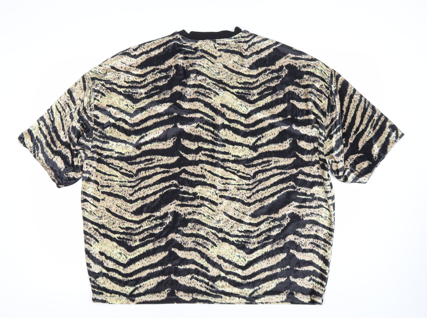 ASOS Men's M Animal Print Black T-Shirt Short Sleeve