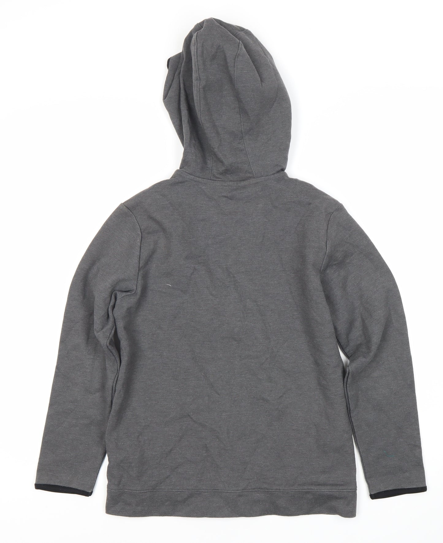 Old Navy Boys Grey Full Zip Hoodie, Size 10-11 Years, Activewear