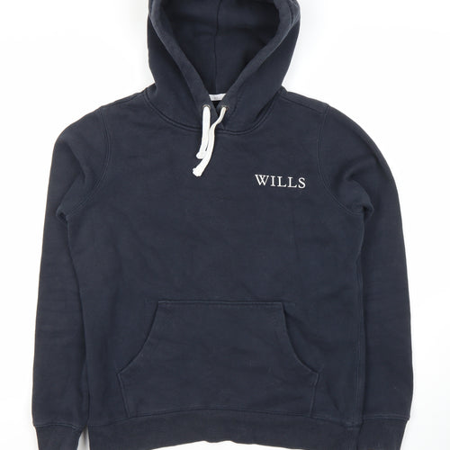 Jack Wills Women's Black Pullover Hoodie Size 10