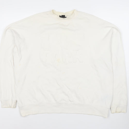 Ivy Park Women's M Ivory Pullover Sweatshirt