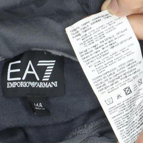 Emporio Armani Boys Grey Pullover Hoodie - Size Unknown