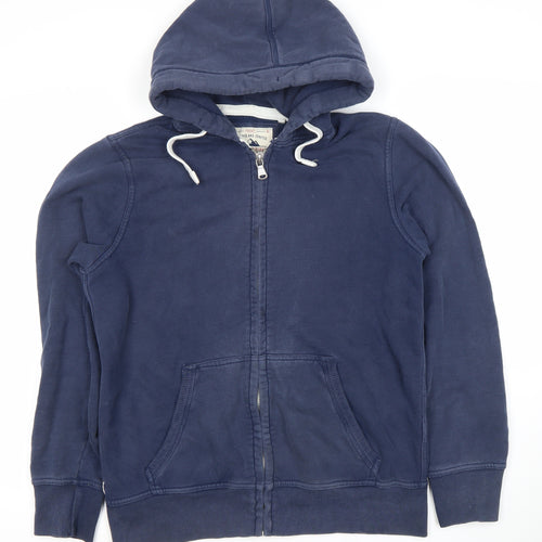 Next Men's Blue Full Zip Hoodie M