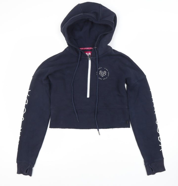 Pink Soda Sport Women's Blue Hoodie Size 4