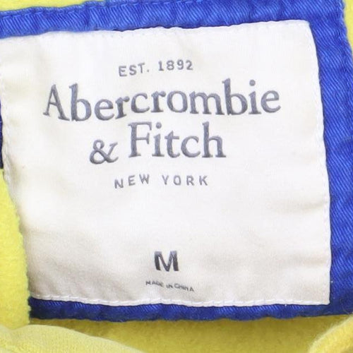 Abercrombie & Fitch Men's Yellow M Pullover Hoodie