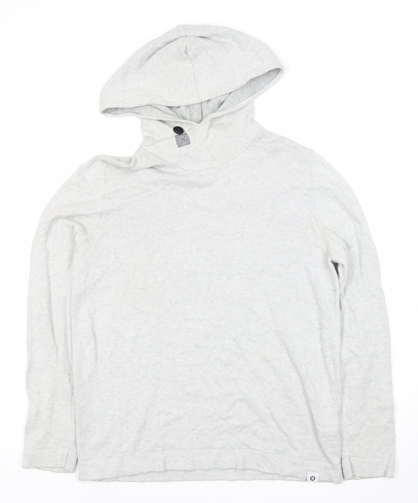 Jack & Jones Men's Grey Pullover Hoodie M
