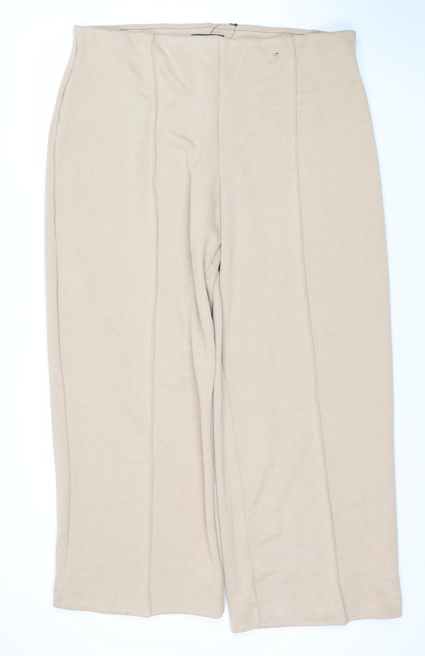 Marks & Spencer Women's Beige Trousers Size 20