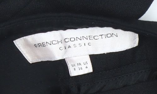 French Connection Women's Black Straight Trousers Size 8
