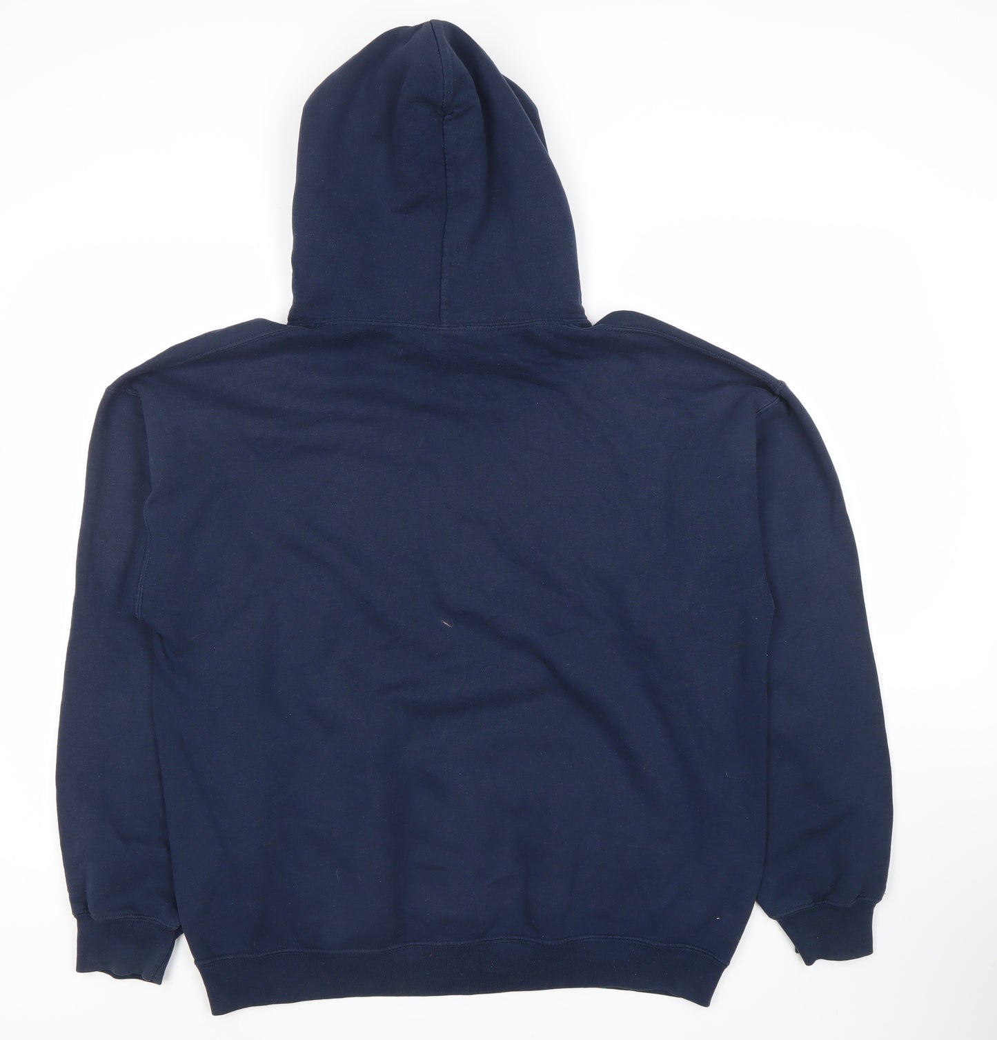 Gildan Men's Blue Captain America Hoodie L